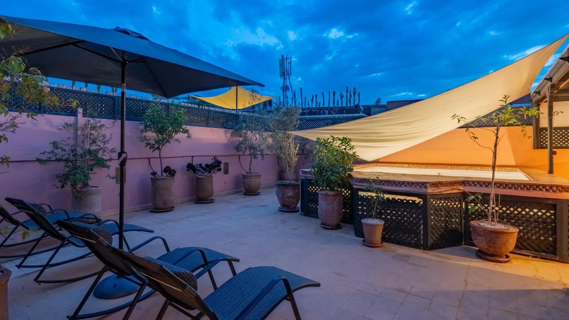 Riad Aouzal Exclusif-Breakfast-Pool Villa Marrakesh Morocco