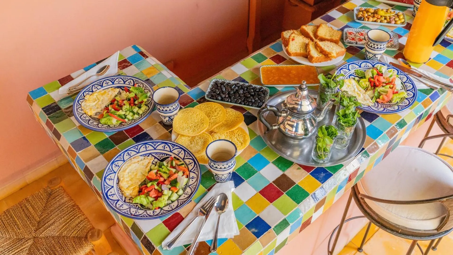 Riad Aouzal Exclusif-Breakfast-Pool Villa Marrakesh Holiday home